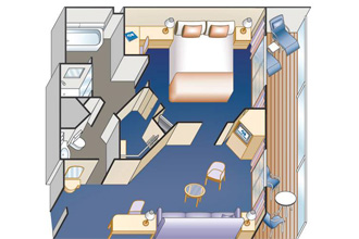 Sample Cabin Image for Category Code MB (Mini-Suite)