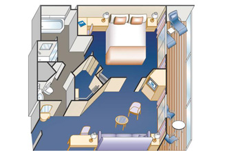 Sample Cabin Image for Category Code ME (Mini-Suite)