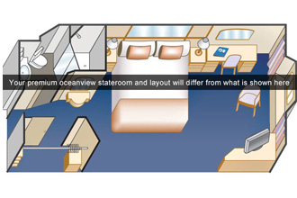 Sample Cabin Image for Category Code O5 (Premium Oceanview)