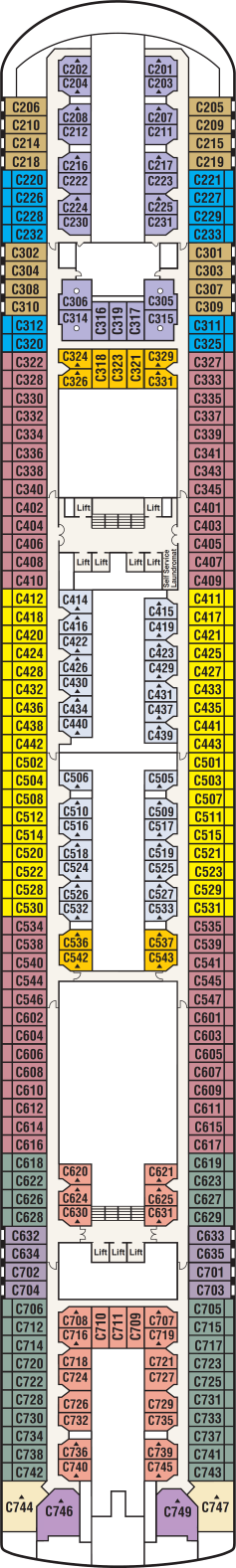 Plan for 9 - Caribe Deck
