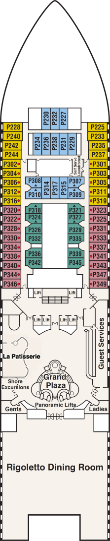Plan for 5 - Plaza Deck