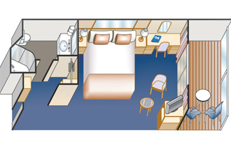 Sample Cabin Image for Category Code BE (Balcony)