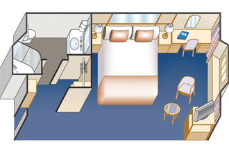 Sample Cabin Image for Category Code O5 (Premium Oceanview)