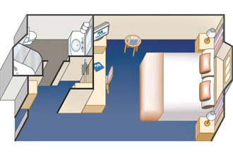 Sample Cabin Image for Category Code OW (Oceanview Obstructed)