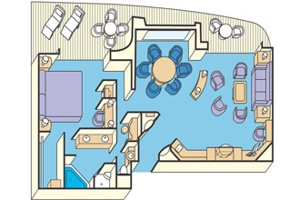 Sample Cabin Image for Category Code S1 (Grand Suite)
