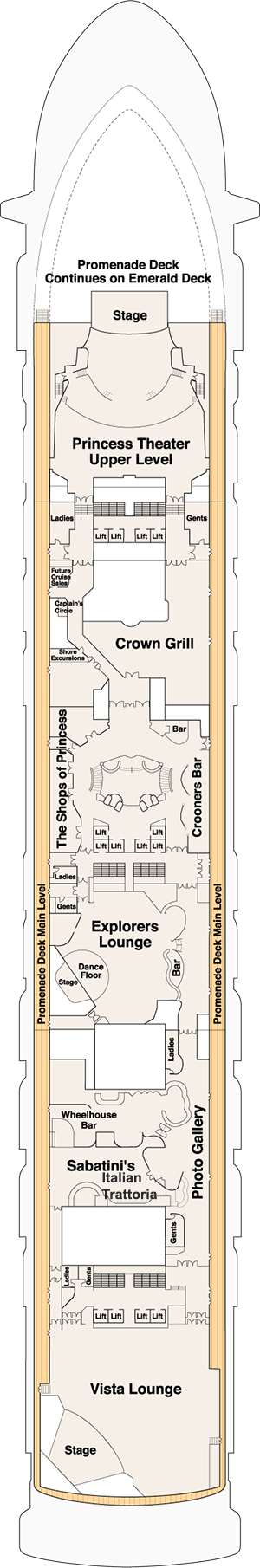 Plan for 7 - Promenade Deck