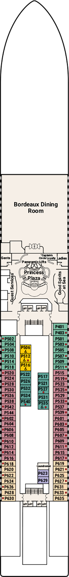 Plan for 5 - Plaza Deck