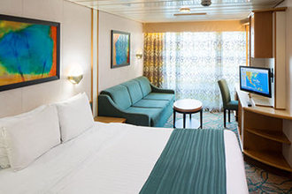 Sample Cabin Image for Category Code 3B (Spacious Ocean View Balcony)