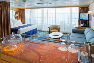 Sample Cabin Image for Category Code GS (Grand Suite - 1 Bedroom)