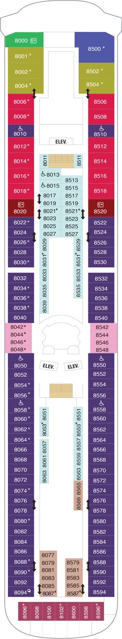 Plan for Deck 8