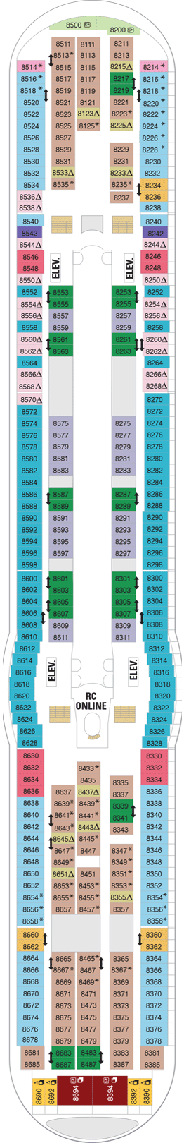 Plan for Deck 8