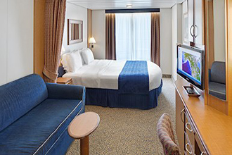 Sample Cabin Image for Category Code 4B (Spacious Ocean View Balcony)