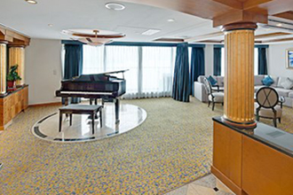 Sample Cabin Image for Category Code RS (Royal Suite - 1 Bedroom)