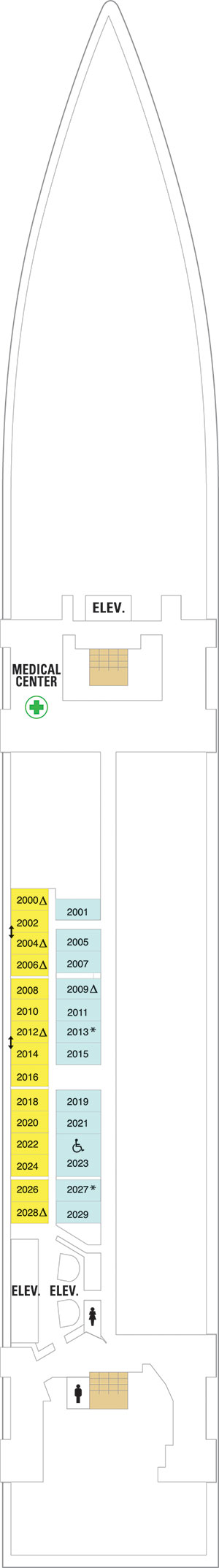 Plan for Deck 2