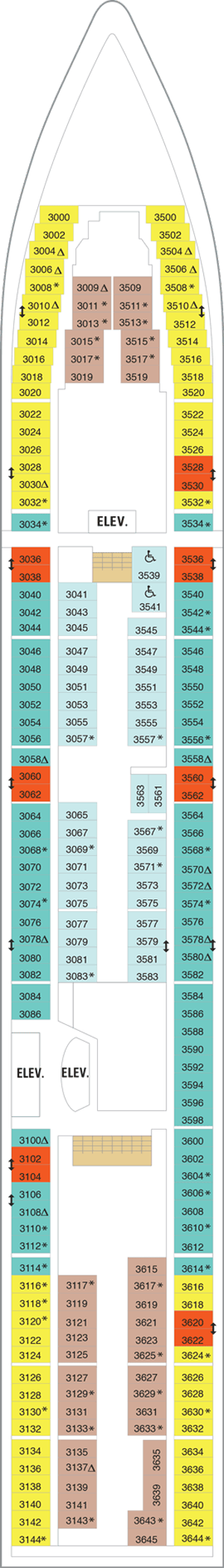 Plan for Deck 3