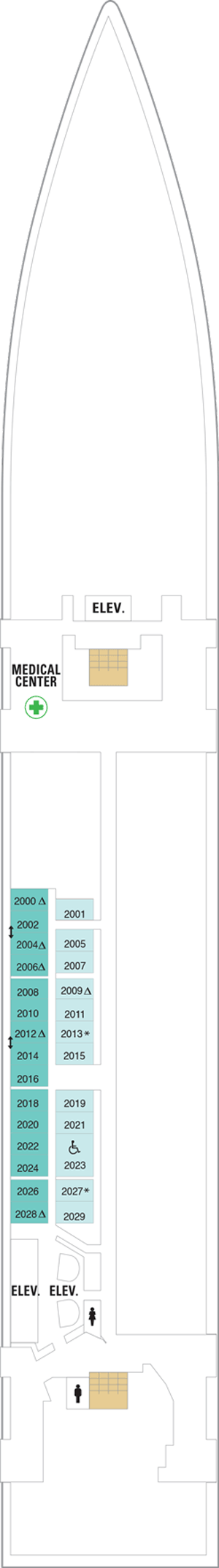 Plan for Deck 2