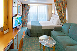Sample Cabin Image for Category Code 4B (Spacious Ocean View Balcony)