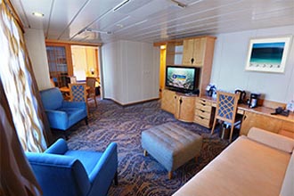 Sample Cabin Image for Category Code GT (Grand Suite - 2 Bedrooms)