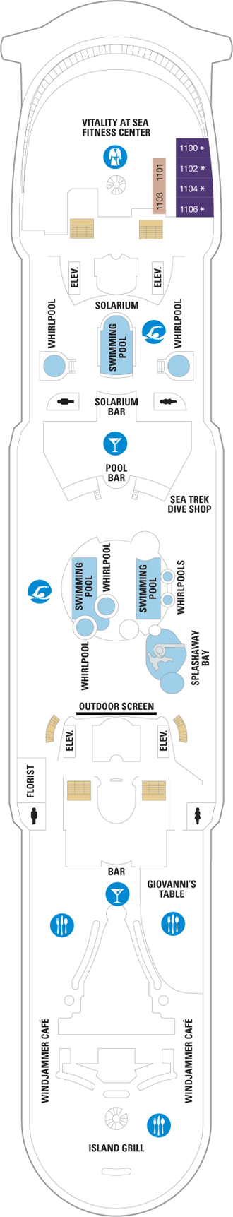 Plan for Deck 11
