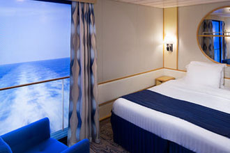 Sample Cabin Image for Category Code 2U (Interior with Virtual Balcony)