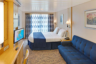Sample Cabin Image for Category Code CB (Connecting Oceanview Balcony)