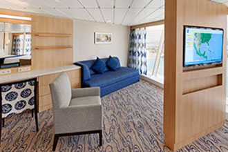 Sample Cabin Image for Category Code VP (Ocean View Panoramic Suite (No Balcony))