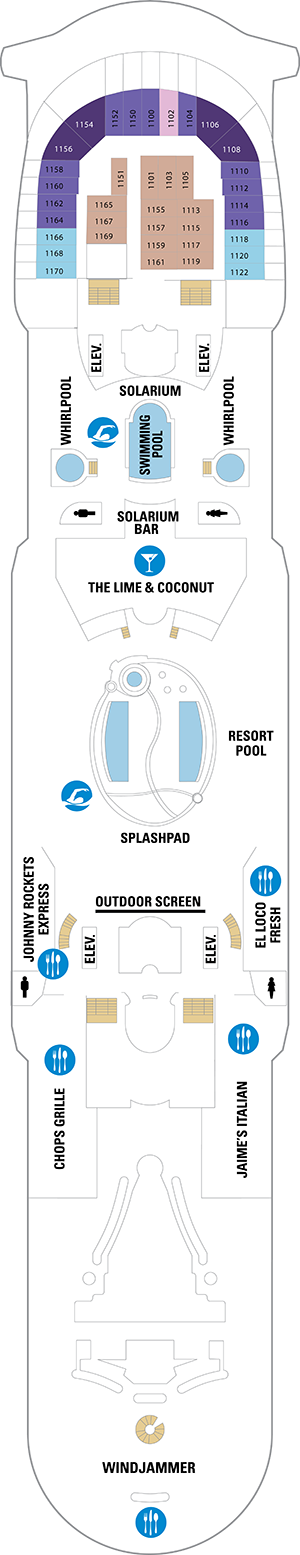 Plan for Deck 11