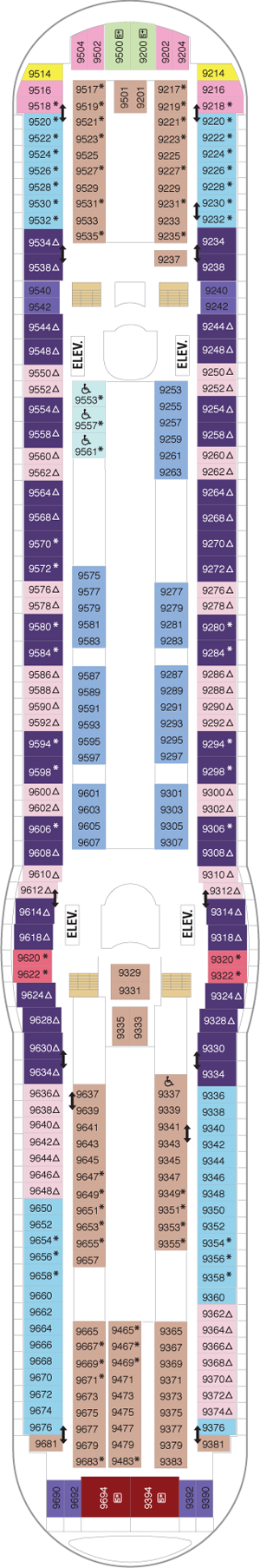 Plan for Deck 9