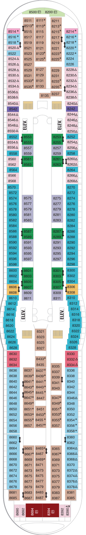 Plan for Deck 8