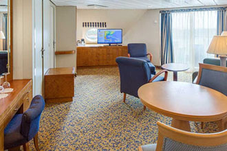 Sample Cabin Image for Category Code OT (Owner’s Suite - 2 Bedrooms)