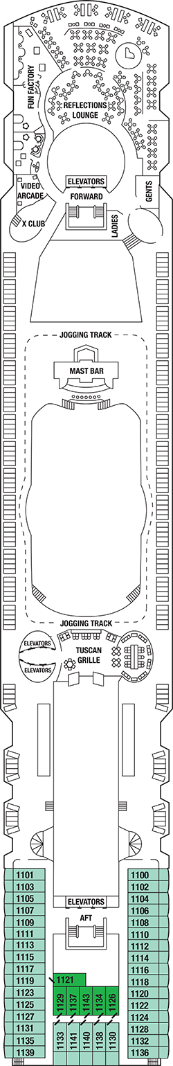 Plan for Deck 11