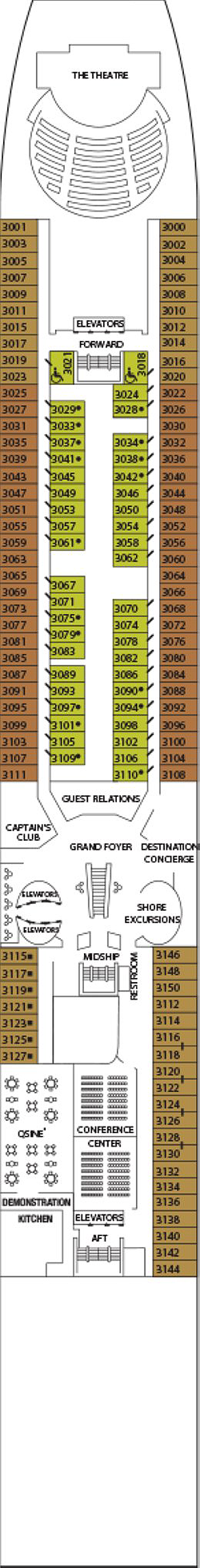 Plan for Deck 3