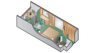 Sample Cabin Image for Category Code C1 (Concierge Class)