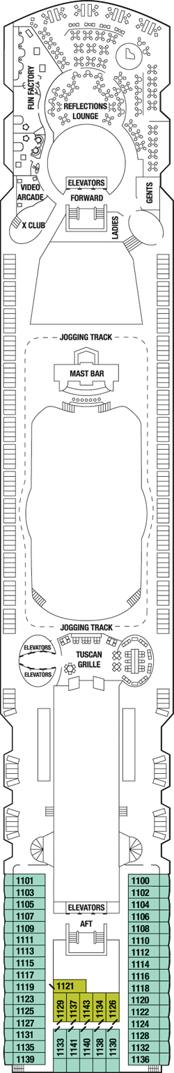 Plan for Deck 11