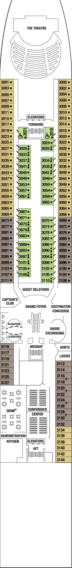 Plan for Deck 3
